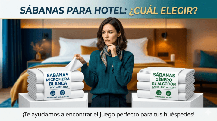 sábanas para hotel