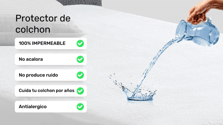 protector colchon antifluido