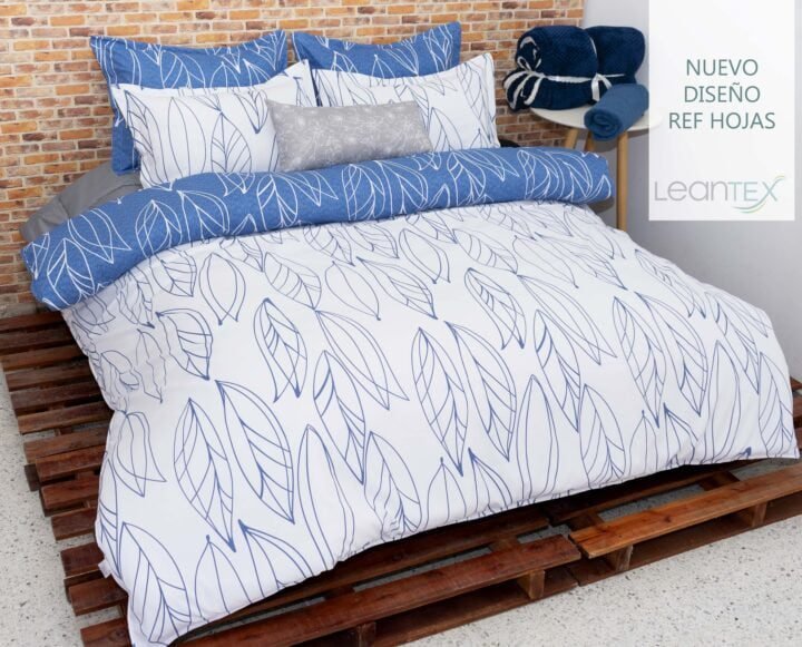 JUEGO DE SABANAS HOJAS