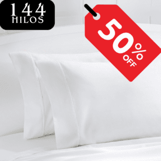 fundas de almohada 144 hilos