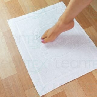 Tapete para baño blanco