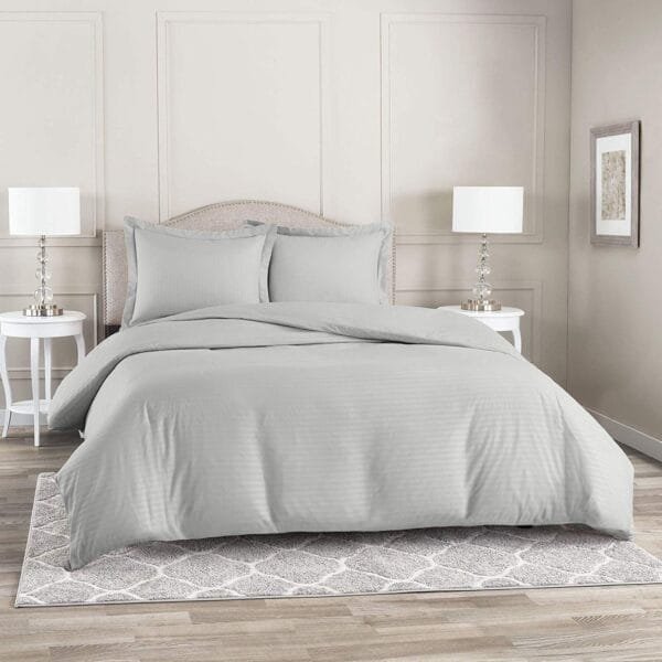 duvet cover Gris plata