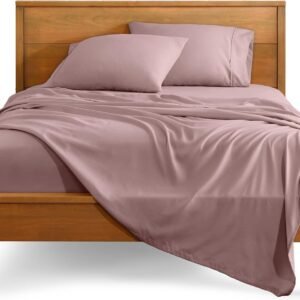 JUEGO DE SABANAS LILA UNICOLOR