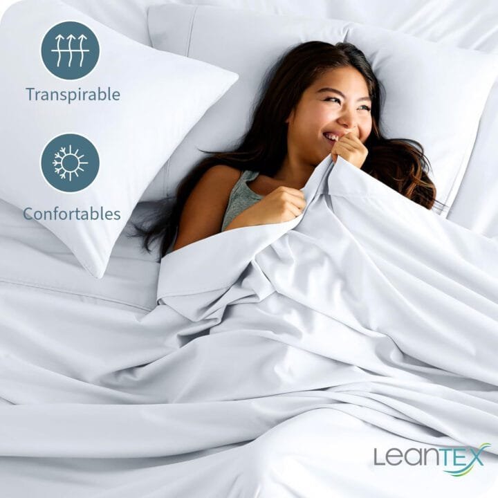 Juego de sabanas Blanco unicolor liso