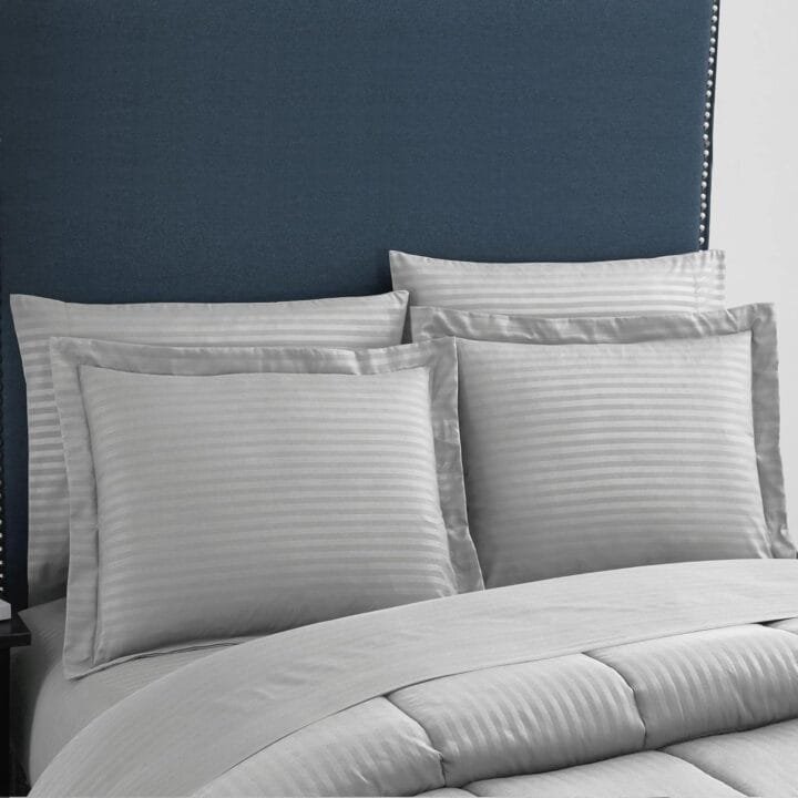 Edredon comforter Edredón Plumón Unicolor Gris Plata