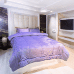 Edredón Ovejero Piel de Conejo Lila