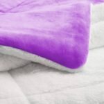 Edredón Ovejero Piel de Conejo Lila