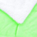 Edredón Ovejero Piel de Conejo Verde Limón