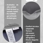 Colcha Comforter Doble Bicolor Gris Oscuro - Gris Plata