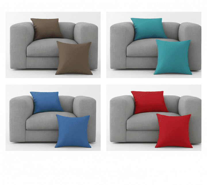 COJÍN DECORATIVO UNICOLOR