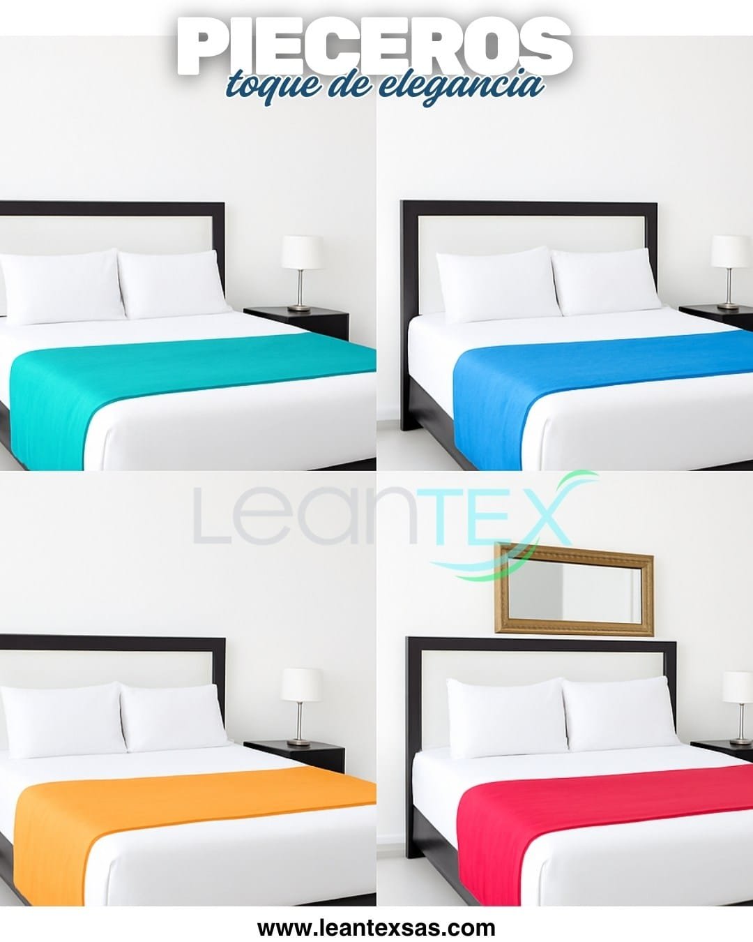 Piecero Decorativo Para Cama