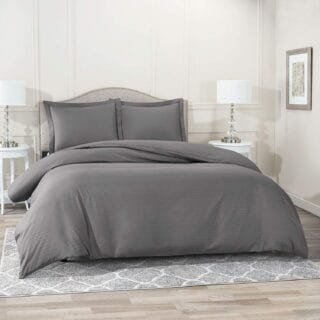 duvet mas plumon Rayas Gris Oscuro