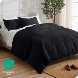 Combo Duvet más Plumón unicolor Liso Negro