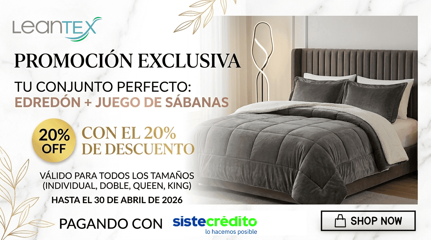promocion edredon y juego de sabanas