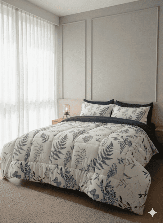 Edredon tipo Plumón Estampado Kyoto