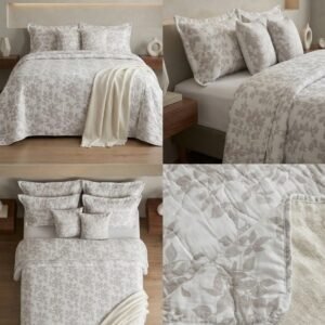 Colcha Matelassé Rama Beige