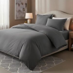 duvet mas plumon Rayas Gris Oscuro