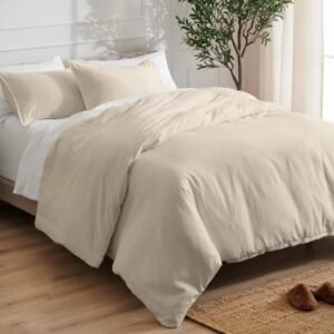 Combo Duvet más Plumón unicolor Liso Beige