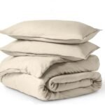 Combo Duvet más Plumón unicolor Liso Beige