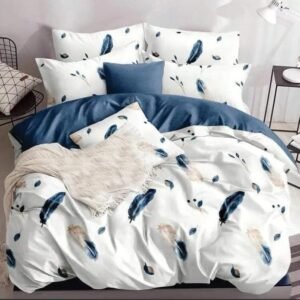 Combo Duvet más Plumón Estampado Plumas