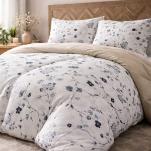 Combo Duvet más Plumón Estampado lirio