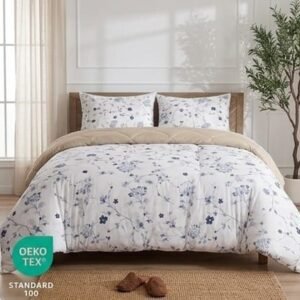 Combo Duvet más Plumón Estampado lirio