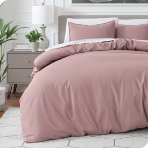 Combo Duvet más Plumón unicolor Liso Palo De Rosa